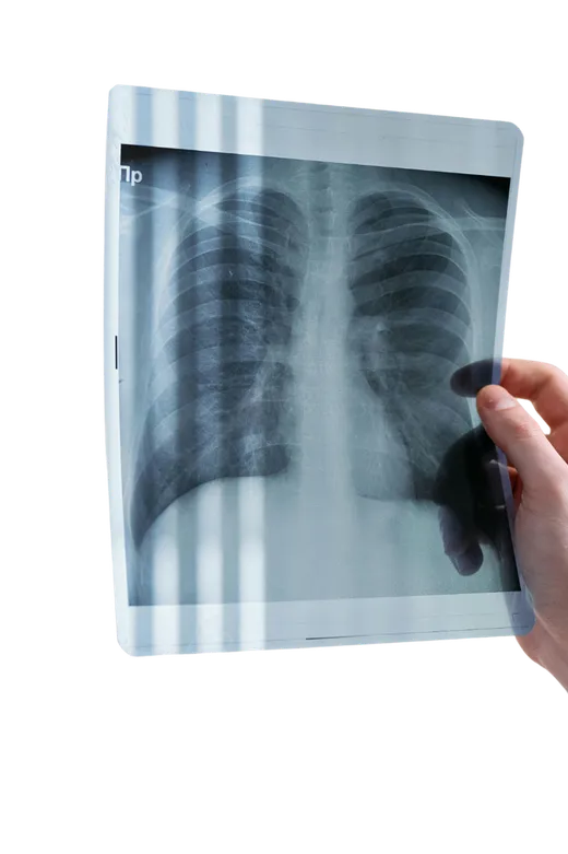 Radiografia de tórax usada no diagnóstico da silicose